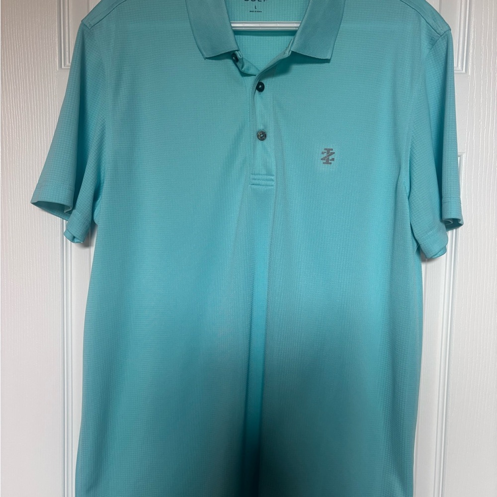 Men's Teal Izod Golf Shirt Size L